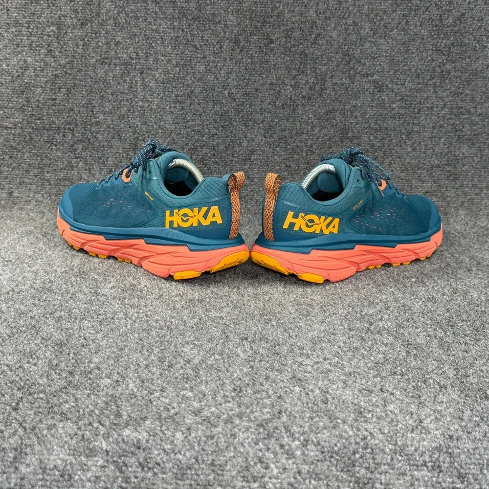 Hoka‎ Challenger ATR 6 GTX Trail Running Shoes Women's 11 Blue Coral Camelia Run